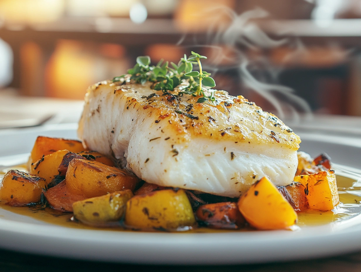 Вечеря: запечена риба з овочами